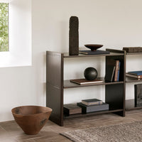 Mortise Low Bookcase 