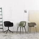 Fiber Armchair - Base girevole