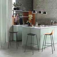 Fiber Counter/Bar Stool - Base tubolare