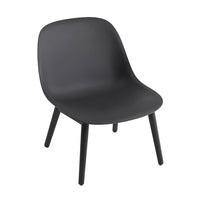 Fiber Lounge Chair - Base in legno