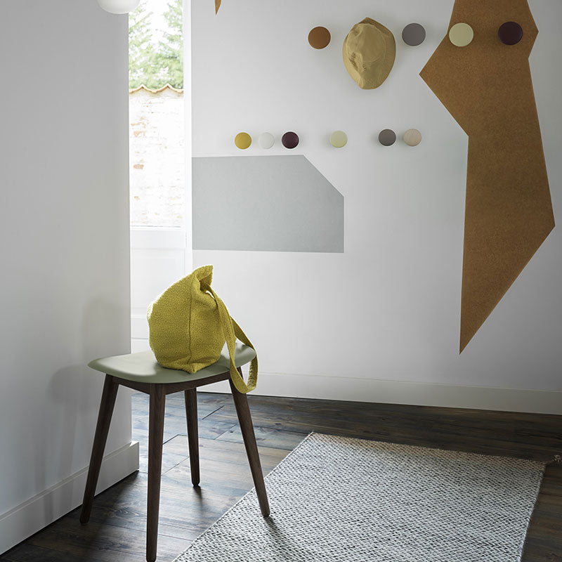 Fiber Stool - Base in legno