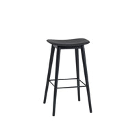 Fiber Counter/Bar Stool - Wooden base
