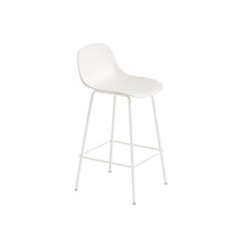 Fiber Bar Stool - Base tubolare con schienale - Archive Sale
