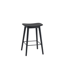 Fiber Counter/Bar Stool - Base in legno