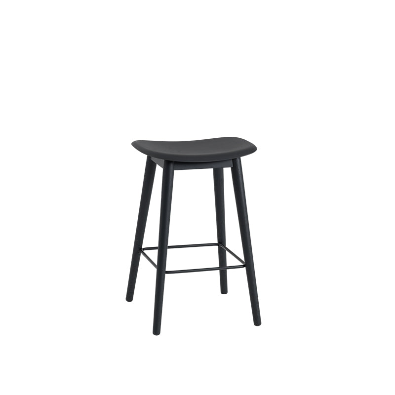 Fiber Counter/Bar Stool - Wooden base