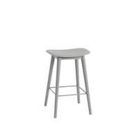 Fiber Counter/Bar Stool - Wooden base