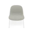 Fiber Soft Lounge Chair Muuto Clay 12 base bianco