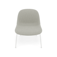 Fiber Soft Lounge Chair Muuto Clay 12 base bianco