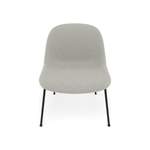 Fiber Soft Lounge Chair - Base in metallo