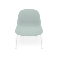 Fiber Soft Lounge Chair Muuto Fiord 721 base bianco