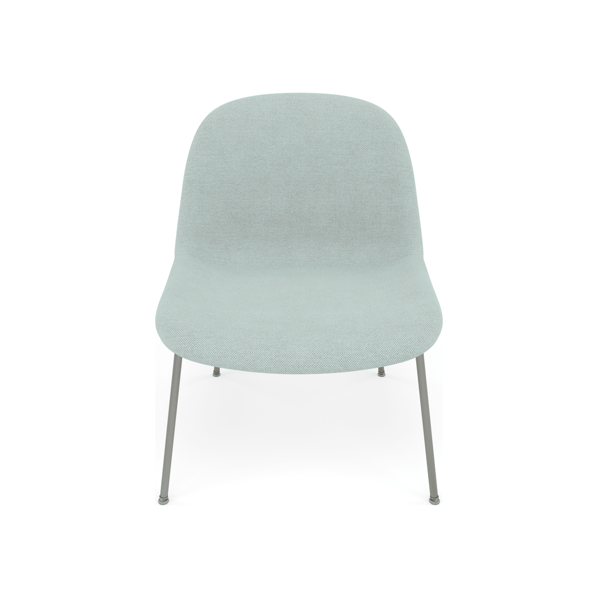 Fiber Soft Lounge Chair Muuto Fiord 721 base grigio