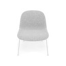 Fiber Soft Lounge Chair Muuto Hallingdal 116 base bianco