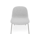 Fiber Soft Lounge Chair Muuto Hallingdal 116 base grigio
