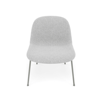 Fiber Soft Lounge Chair Muuto Hallingdal 116 base verde polvere