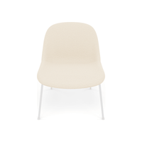Fiber Soft Lounge Chair Muuto Hearth 1 base bianco