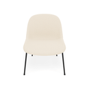Fiber Soft Lounge Chair Muuto Hearth 1 base nero antracite