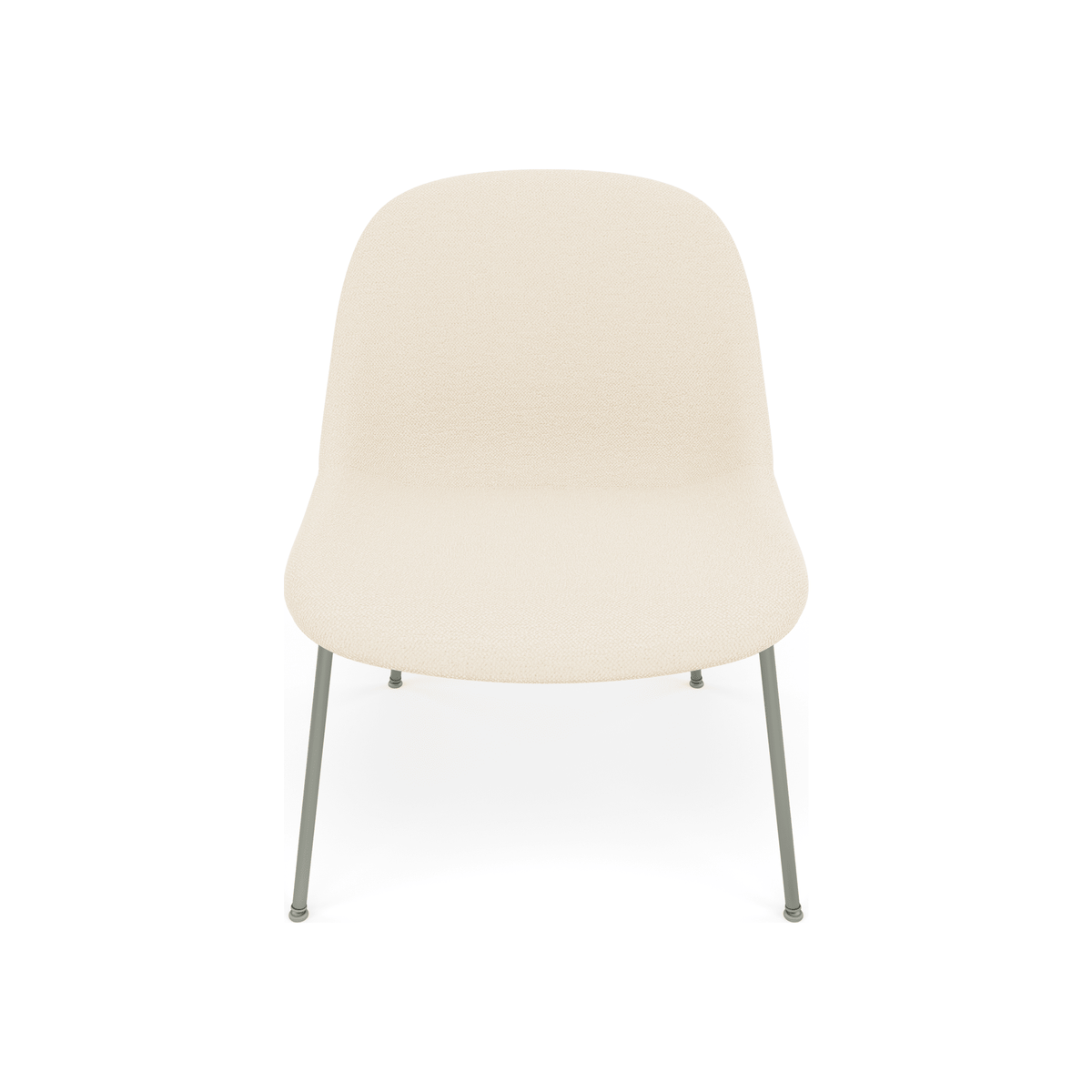 Fiber Soft Lounge Chair Muuto Hearth 1 base verde polvere