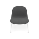 Fiber Soft Lounge Chair Muuto Remix 163 base bianco