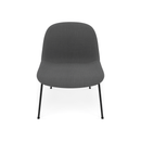 Fiber Soft Lounge Chair Muuto Remix 163 base nero antracite