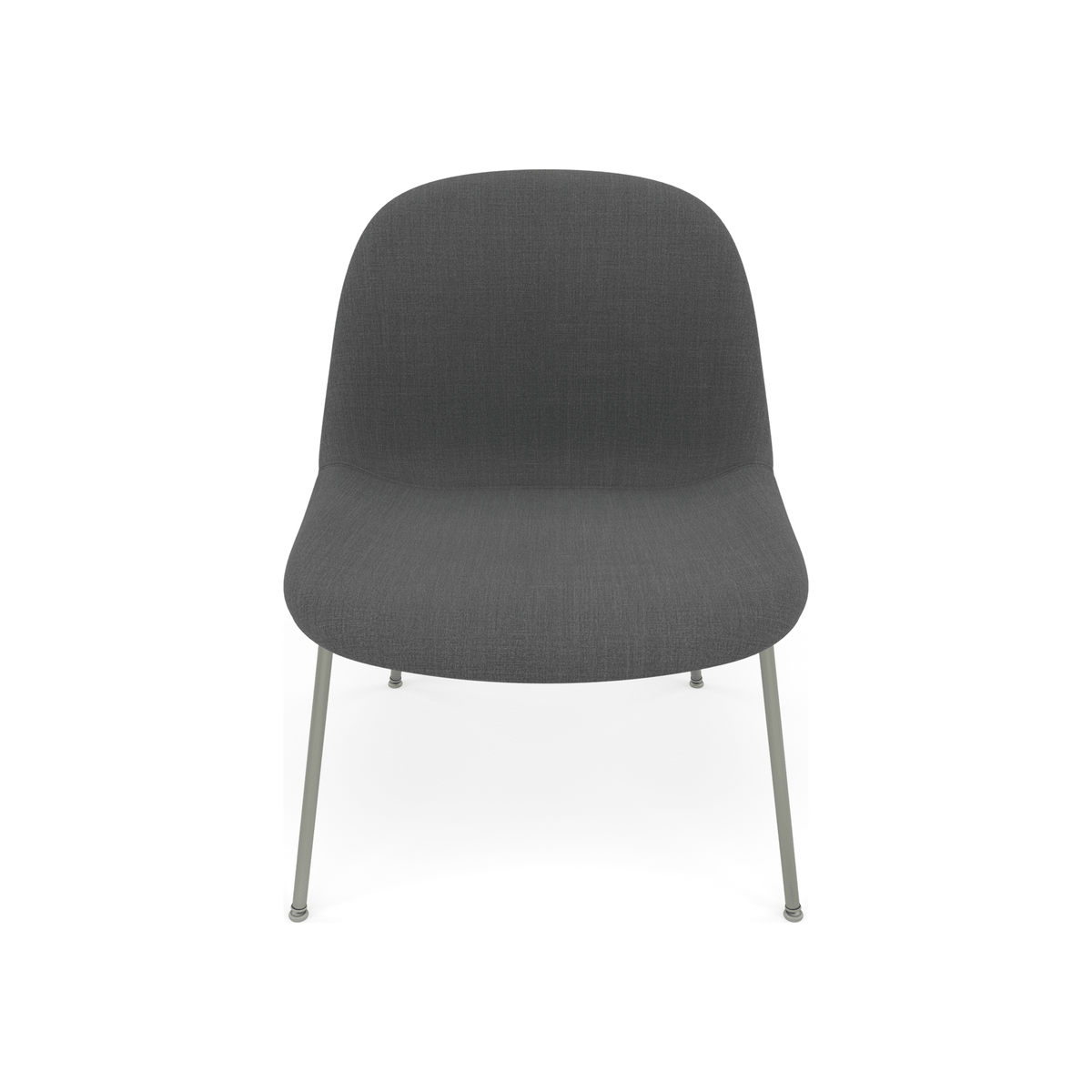 Fiber Soft Lounge Chair Muuto Remix 163 base verde polvere