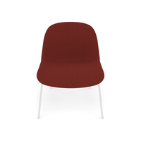 Fiber Soft Lounge Chair Muuto Remix 566 base bianco