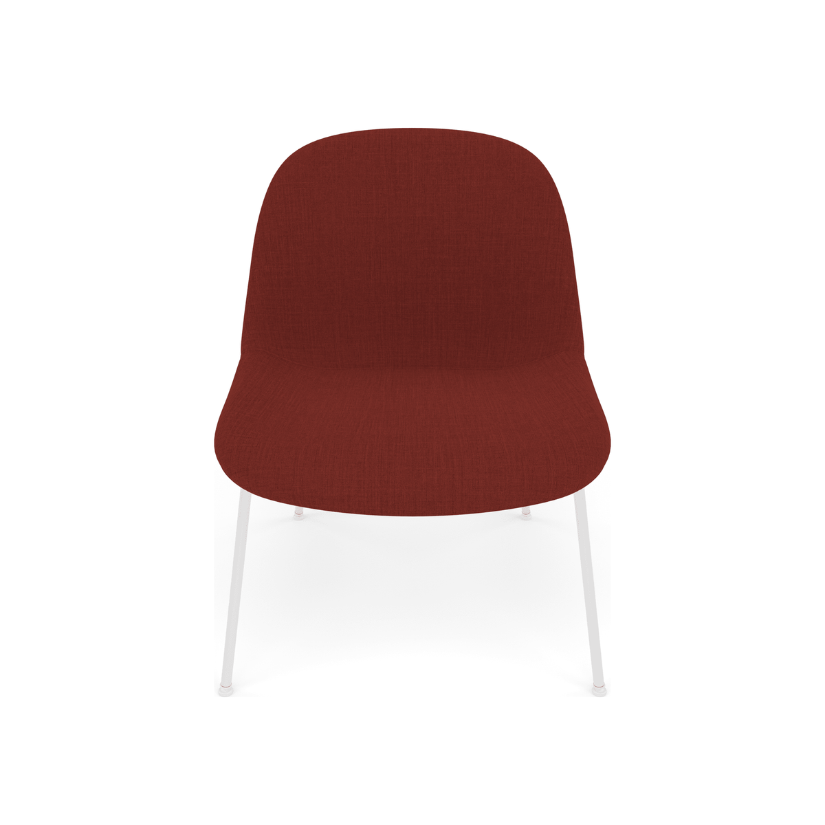 Fiber Soft Lounge Chair Muuto Remix 566 base bianco