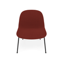 Fiber Soft Lounge Chair Muuto Remix 566 base nero antracite