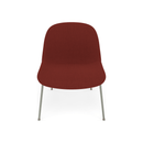 Fiber Soft Lounge Chair Muuto Remix 566 base verde polvere