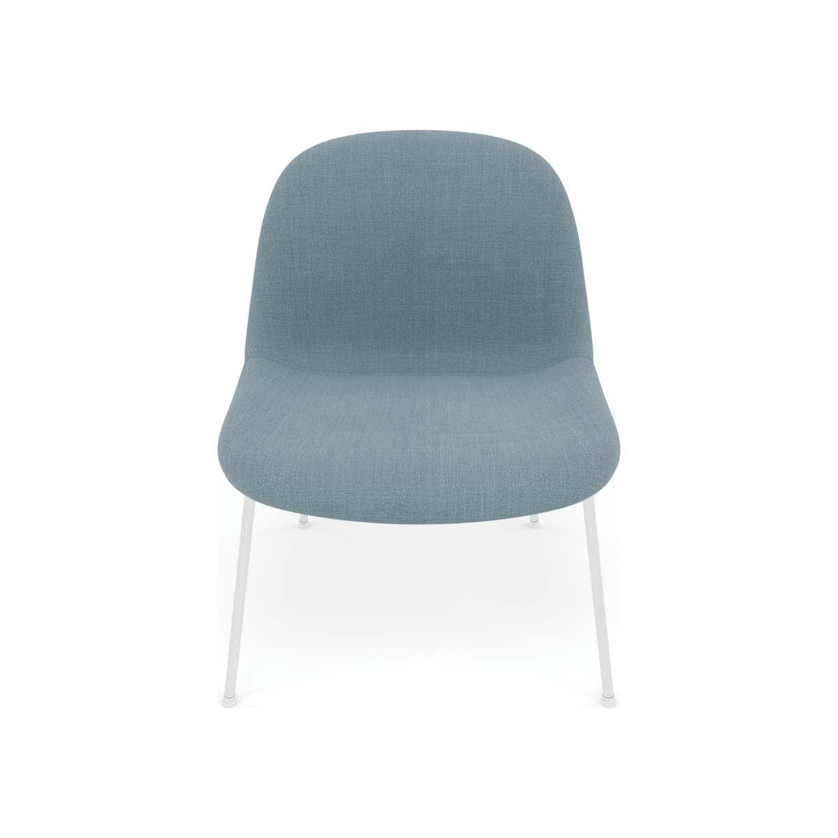 Fiber Soft Lounge Chair Muuto Remix 733 base bianco