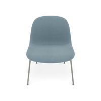 Fiber Soft Lounge Chair Muuto Remix 733 base verde polvere