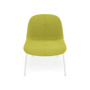 Fiber Soft Lounge Chair Muuto Remix 912 base bianco