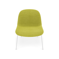 Fiber Soft Lounge Chair Muuto Remix 912 base bianco