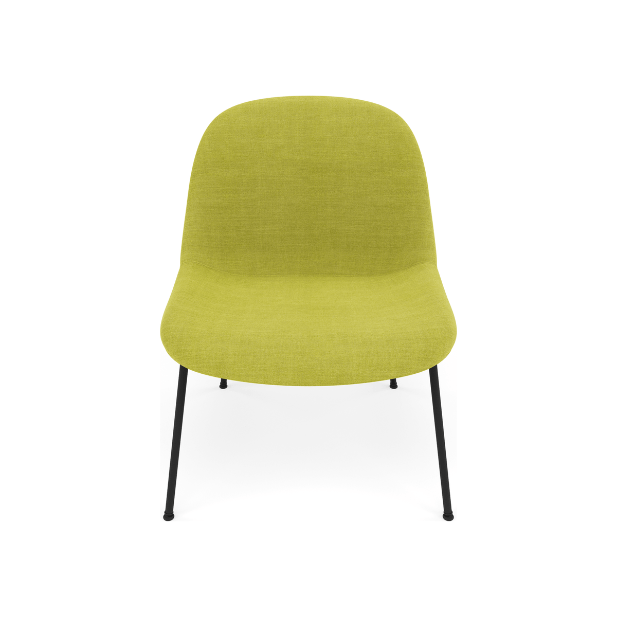Fiber Soft Lounge Chair Muuto Remix 912 base nero antracite