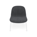 Fiber Soft Lounge Chair Muuto Re-wool 198 base bianco