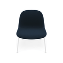 Fiber Soft Lounge Chair Muuto Steelcut Trio 796 base bianco