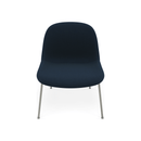 Fiber Soft Lounge Chair Muuto Steelcut Trio 796 base grigio