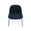 Fiber Soft Lounge Chair Muuto Steelcut Trio 796 base nero antracite