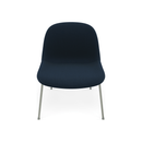 Fiber Soft Lounge Chair Muuto Steelcut Trio 796 base verde polvere