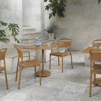 Linear Steel Armchair