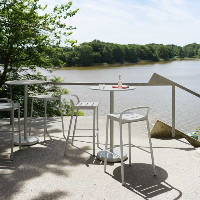 Linear Steel - sgabello