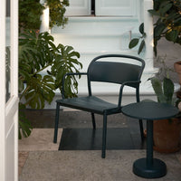 Linear Steel Lounge Armchair