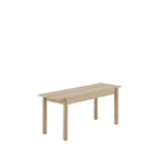 Linear wood Bench