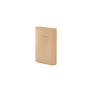 Ridge Vase H 35 cm vetro smerigliato arancione chiaro