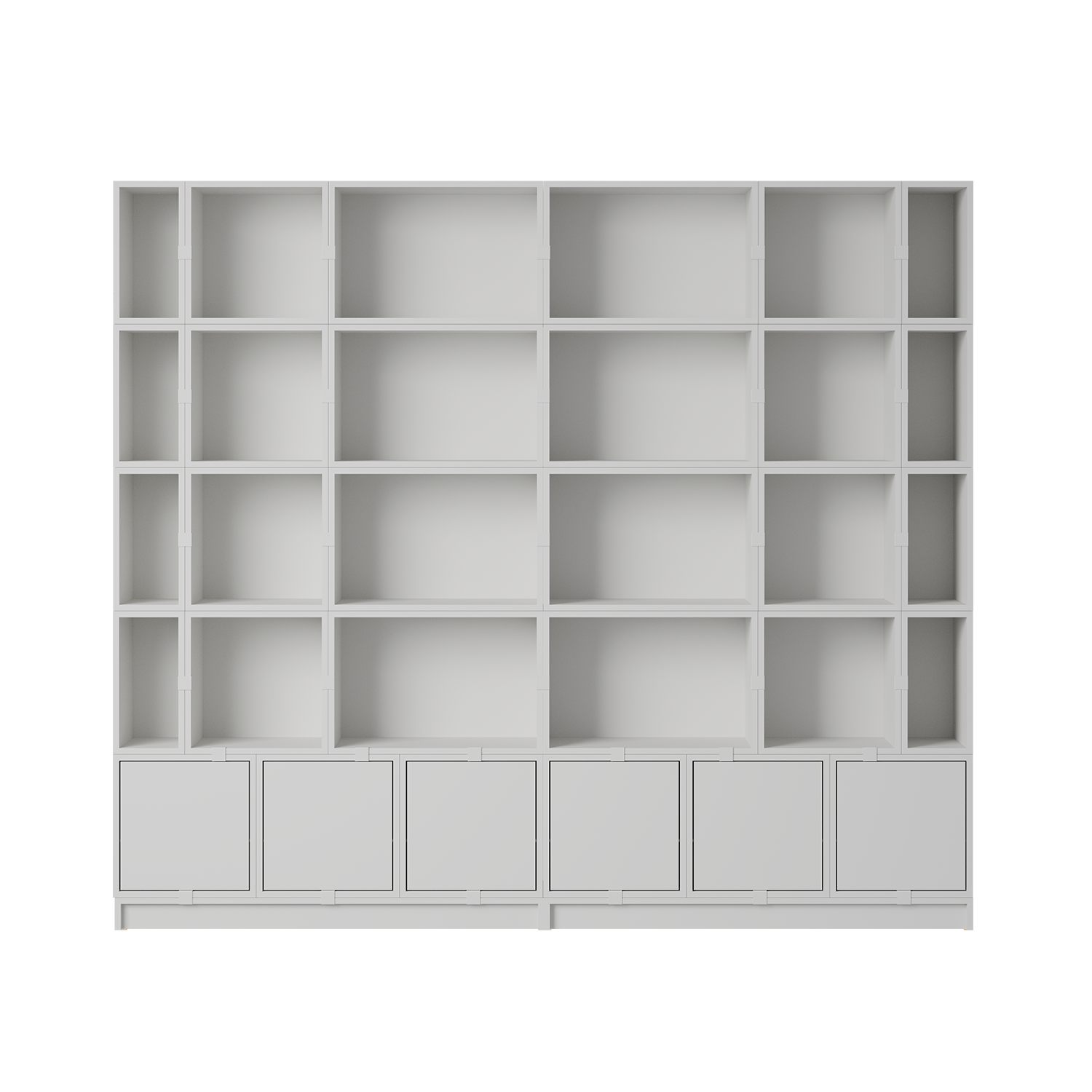 Stacked Storage System Bookcase Conf. 1