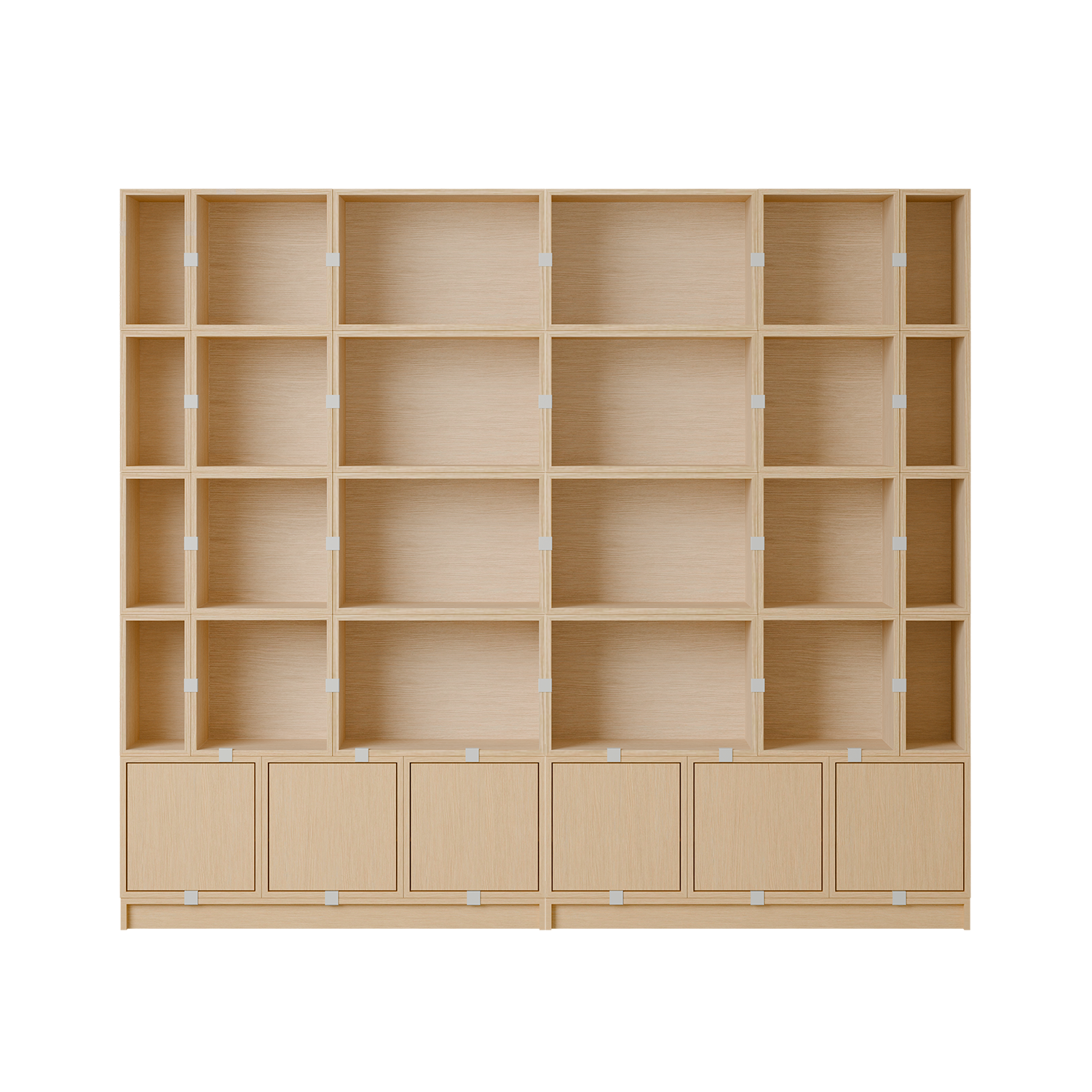 Stacked Storage System Bookcase Conf. 1