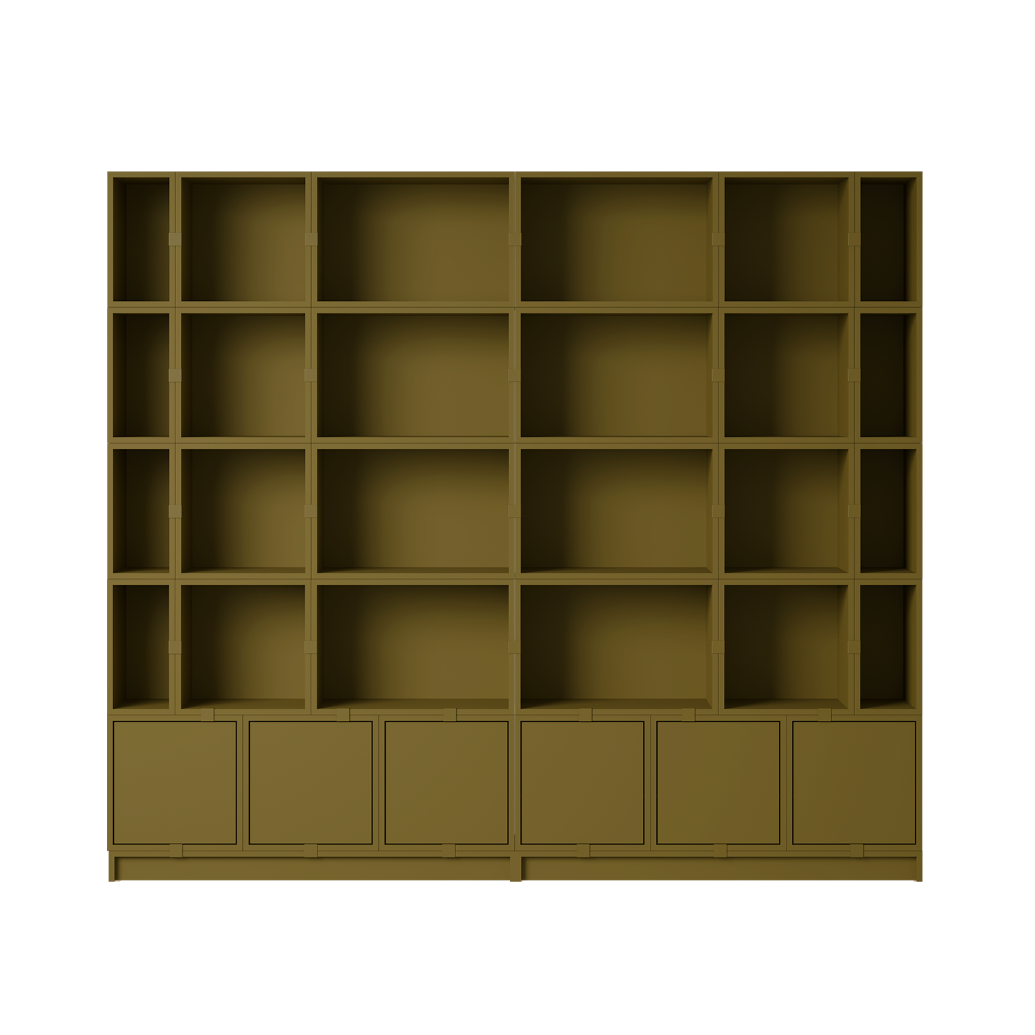 Stacked Storage System Bookcase Conf. 1