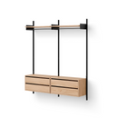 New Works Wardrobe Shelf Cabinet w. Drawers