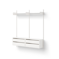 New Works Wardrobe Shelf Cabinet w. Drawers