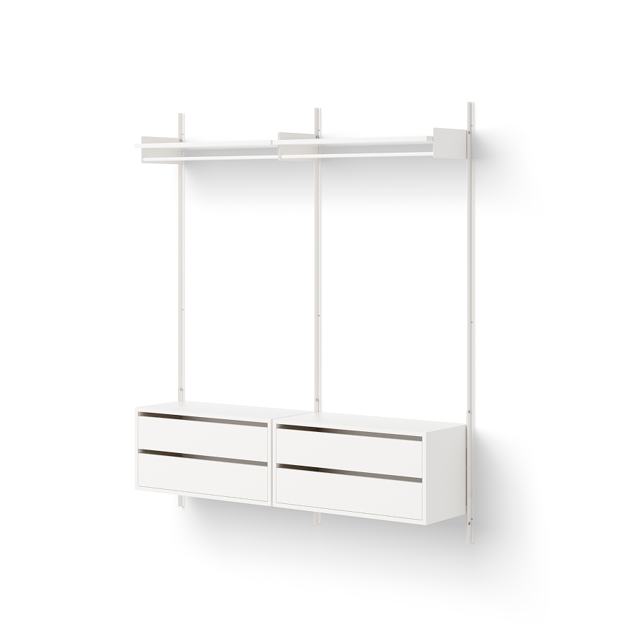 New Works Wardrobe Shelf Cabinet w. Drawers