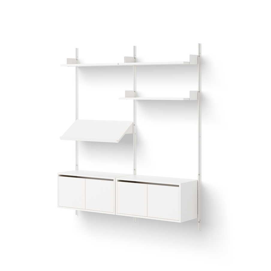 New Works Living Shelf Cabinets Low w. Doors